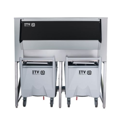  Αποθήκη για παγομηχανή με 2 καρότσια 617+224Kg SCD600